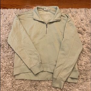 Sage Green Quarter-Zip